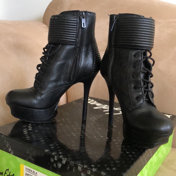 SAM EDELMAN Black Vixen Boots - Box will not be shipped as it is too large - Picture 9 of 15